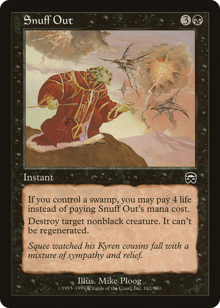 Snuff Out (MMQ-162) - Mercadian Masques Foil