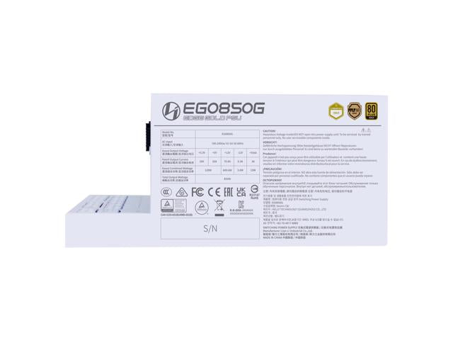 Lian-Li PS Edge Gold 850 White 850W 80+ Gold Full Modular ATX