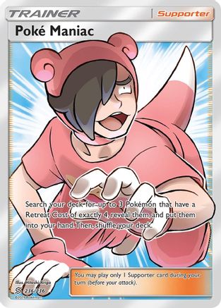 Poke Maniac (Full Art) 236/236 - SM  Unified Minds Holofoil