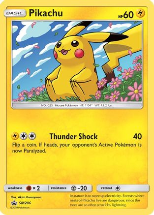 Pikachu - SM206 SM206/248 - SM Promos Holofoil