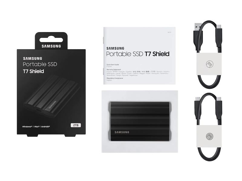 Samsung SSD MU-PE1T0S AM Portable PSSD T7 Shield 1TB USB3.2 Gen2 10Gbps