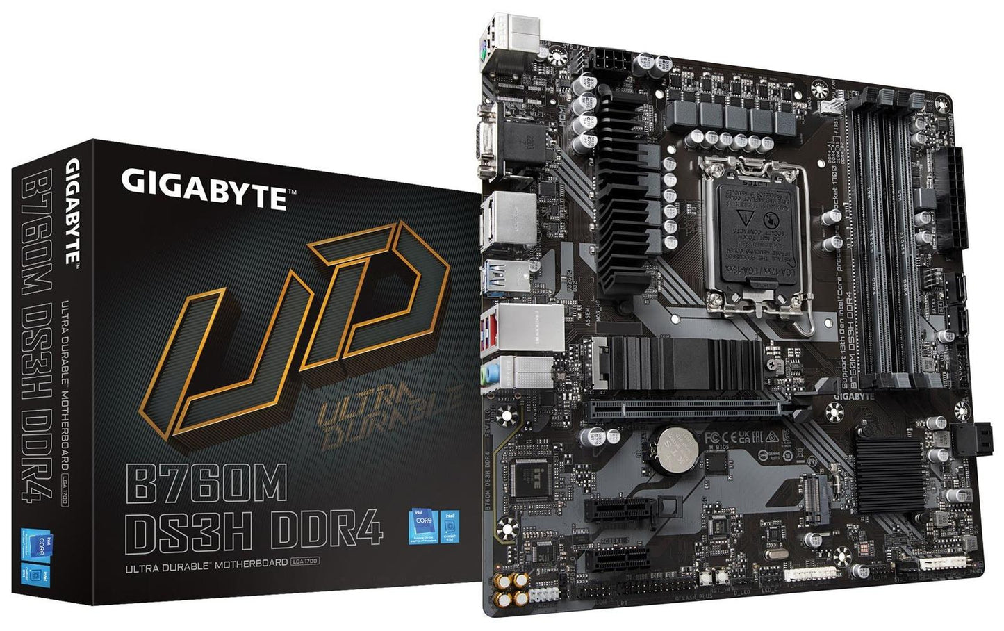 Gigabyte B760M DS3H DDR4 LGA1700 128 Go M-ATX