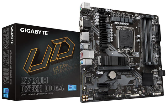 Gigabyte B760M DS3H DDR4 LGA1700 128GB M-ATX