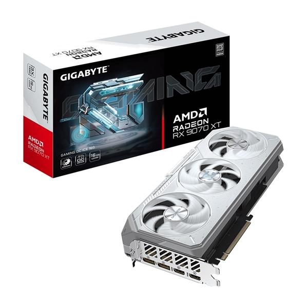 Gigabyte GV-R907XGAMINGOCICE-16GD Radeon RX 9070 XT GAMING OC ICE 16G GDR6