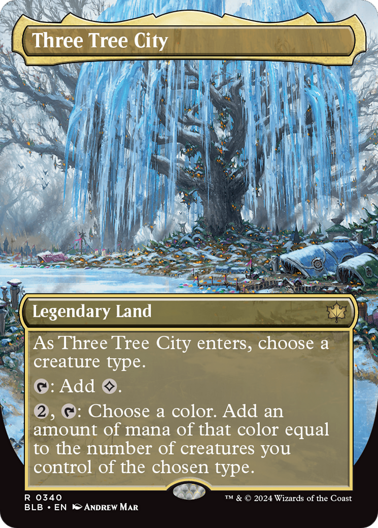 Three Tree City (BLB-340) - Bloomburrow (Borderless)