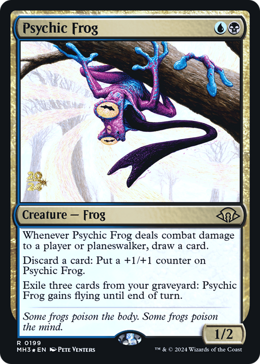 Psychic Frog (PRE-199S) - Modern Horizons 3 Promos Foil
