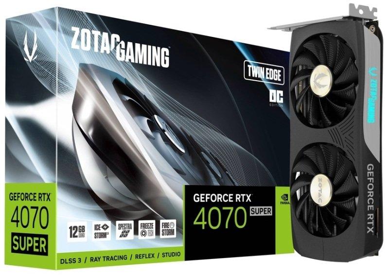 Zotac GAMING Twin Edge OC GeForce RTX 4070 SUPER 12 GB Video Card