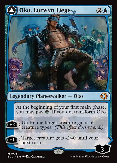 Oko, Lorwyn Liege // Oko, Shadowmoor Scion [ECL - 61]