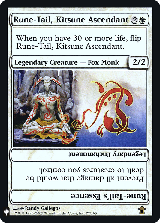 Rune-Tail, Kitsune Ascendant // Rune-Tail's Essence (PLST-SOK-27) - The List
