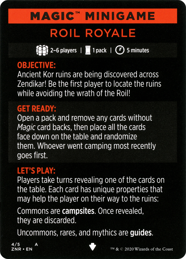 Roil Royale // Roil Royale (cont'd) (MZNR-004) - Zendikar Rising Minigames