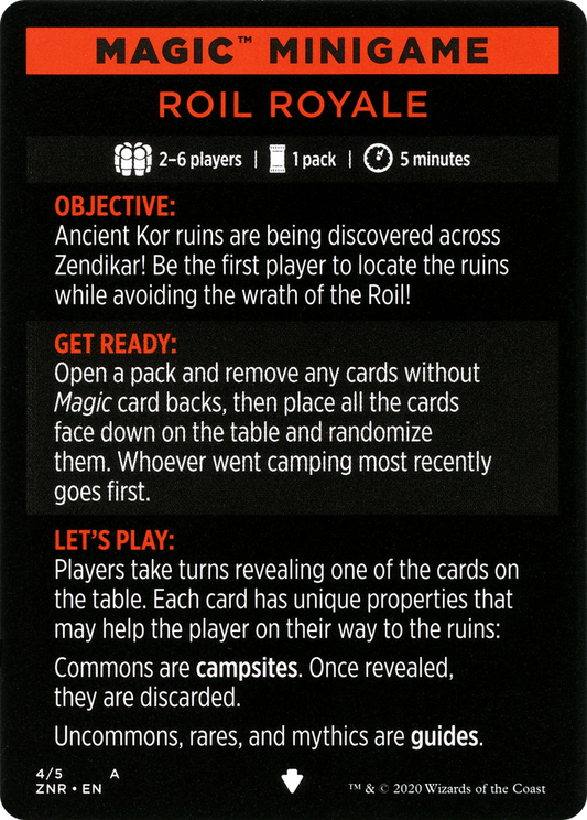 Roil Royale // Roil Royale (cont'd) (MZNR-004) - Zendikar Rising Minigames