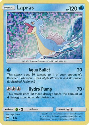 Lapras - 5/12 5/12 - McDonalds Promos 2019 Holofoil