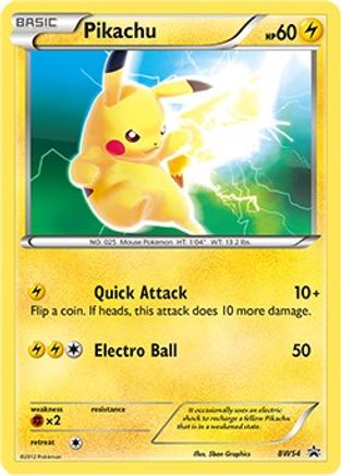 Pikachu - BW54 BW54/101 - Black and White Promos