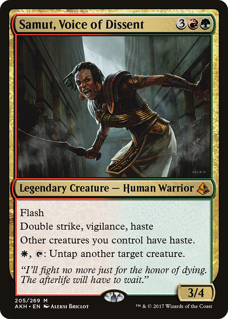 Samut, Voice of Dissent [akh - 205]