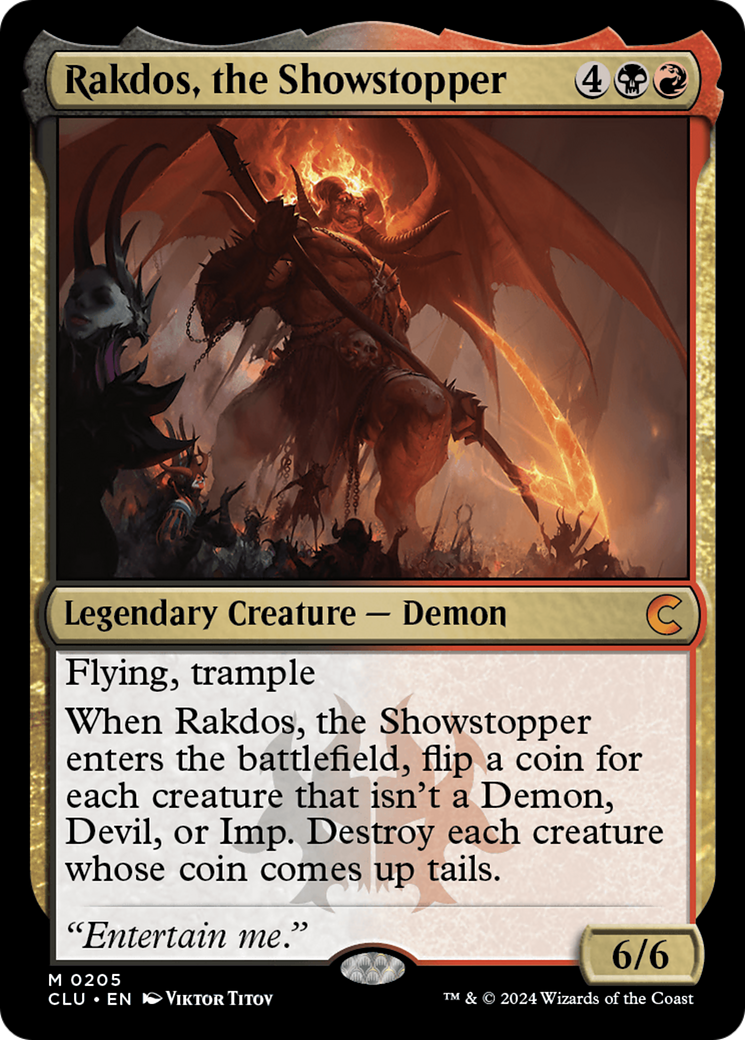 Rakdos, the Showstopper [clu - 205]