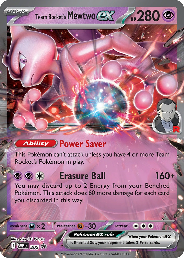 Team Rocket’s Mewtwo ex [SVP - 205]