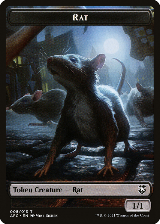 Rat (TAFC-005) - Forgotten Realms Commander Tokens