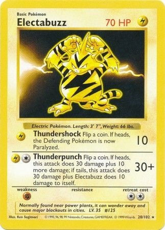 Electabuzz [BASE1 - 20]
