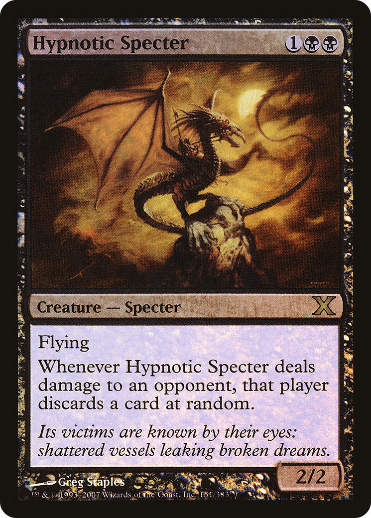 Hypnotic Specter (10E-151★) - Tenth Edition Foil