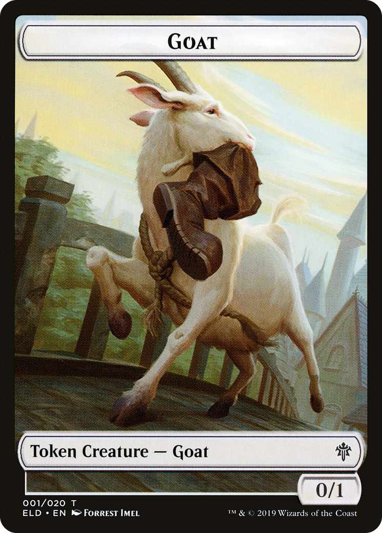 Goat (TELD-001) - Throne of Eldraine Tokens Foil