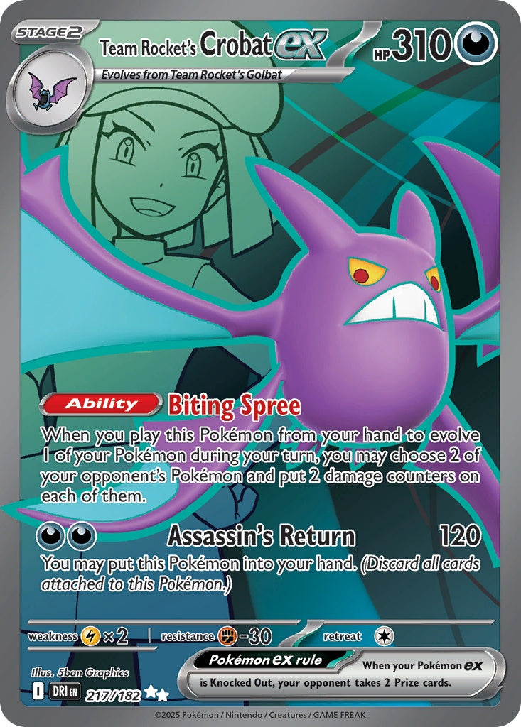 Team Rocket's Crobat ex [SV10 - 217]