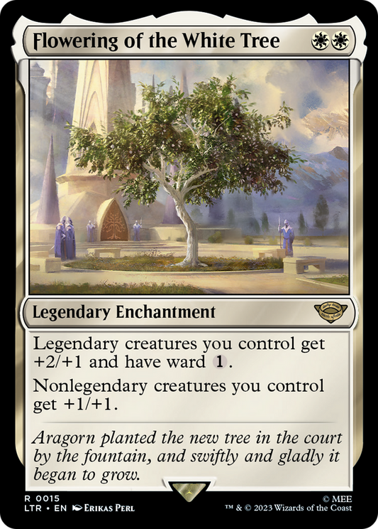 Flowering of the White Tree (LTR-015) - The Lord of the Rings: Tales of Middle-earth Foil
