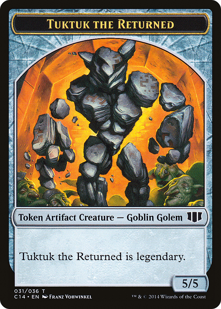 Tuktuk the Returned (TC14-031) - Commander 2014 Tokens