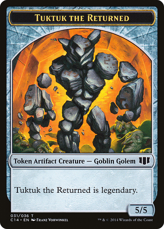 Tuktuk the Returned (TC14-031) - Commander 2014 Tokens