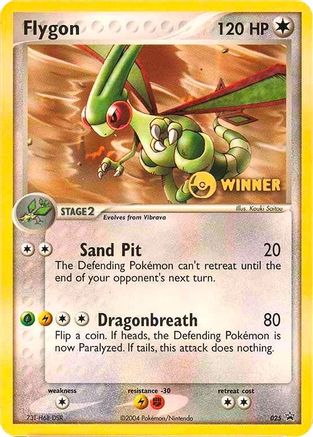 Flygon - 025 (e-League) [Winner] 25 - Nintendo Promos