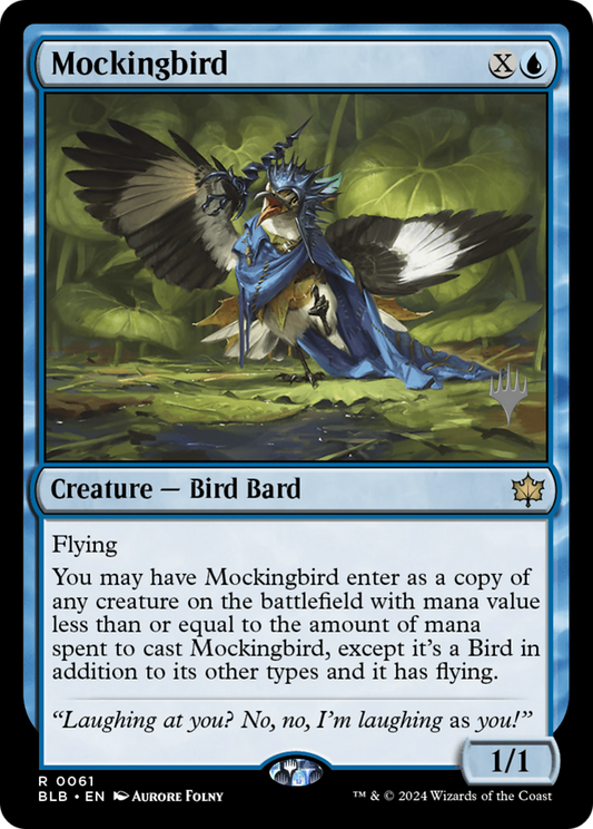 Mockingbird (PPBLB-61P) - Bloomburrow Promos Foil
