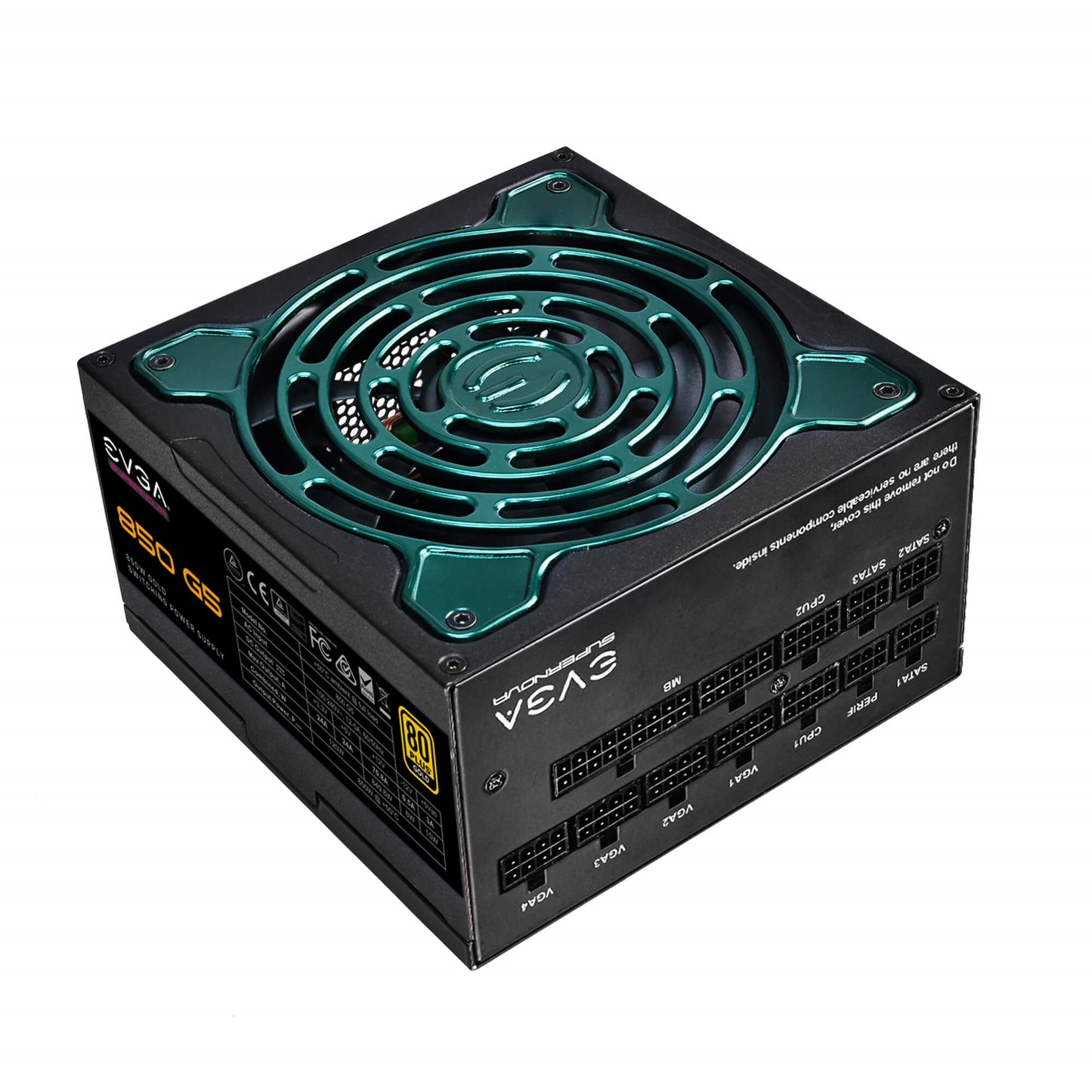 EVGA PS 220-G5-0850-X1 850 G5 850W 80+GOLD Fully Modular FDB Fan Retail