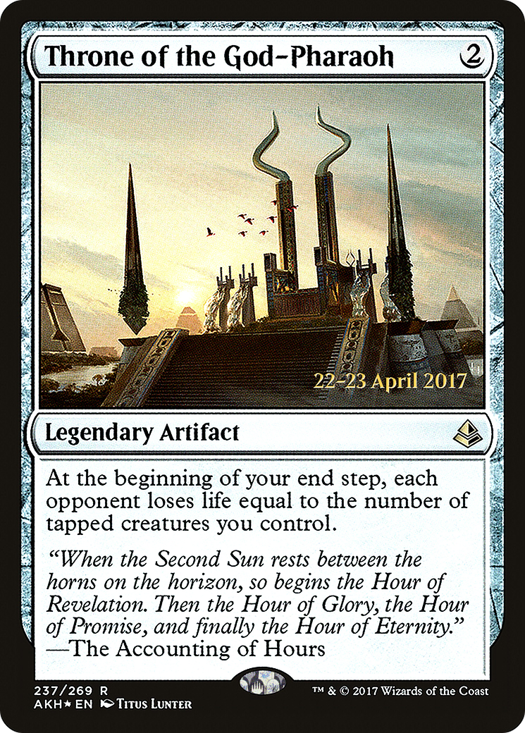 Throne of the God-Pharaoh [pakh - 237s]