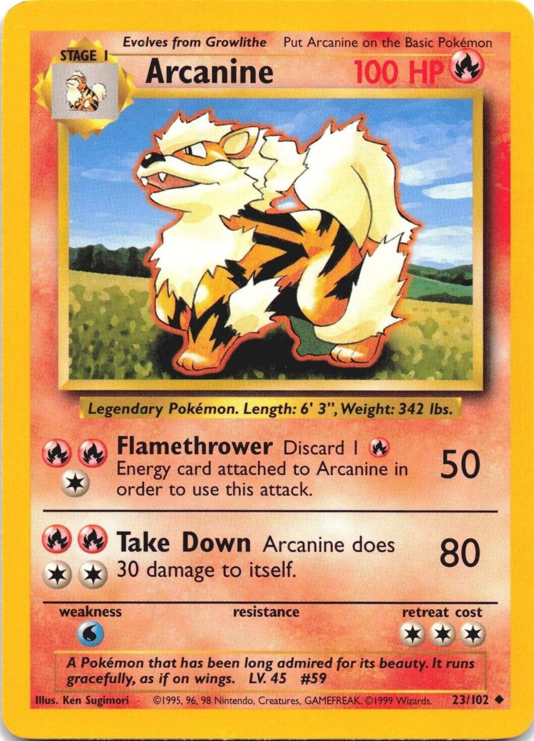 Arcanine [BASE1 - 23]