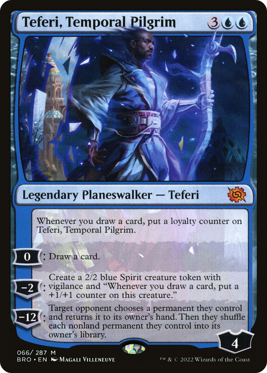 Teferi, Temporal Pilgrim (BRO-066) - The Brothers' War Foil