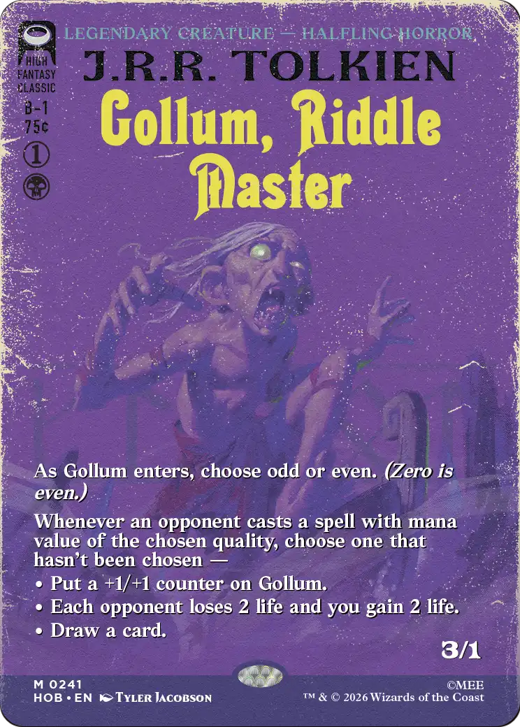 Gollum, Riddle Master [hob - 241]