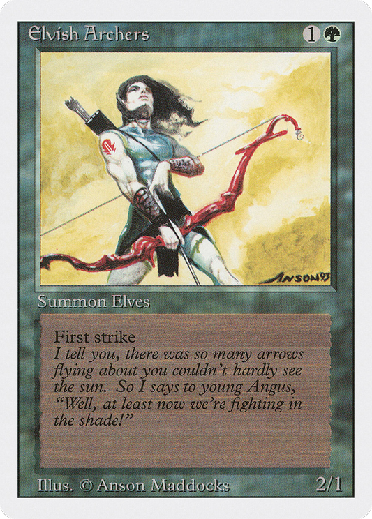 Elvish Archers (3ED-193) - Revised Edition