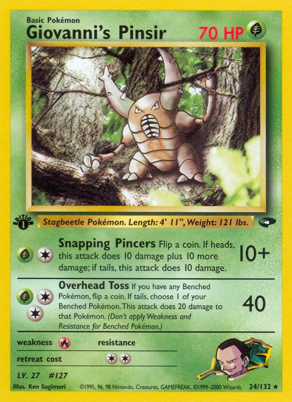 Giovanni's Pinsir [GYM2 - 24]
