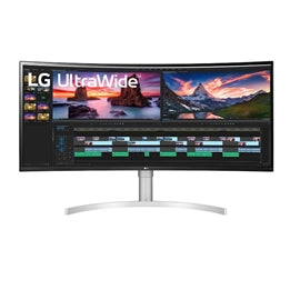 LG LED 38WN95C-W 38 QHD+ IPS Curved 3840x1600 21:9 HDMI DP USB Speaker Retail