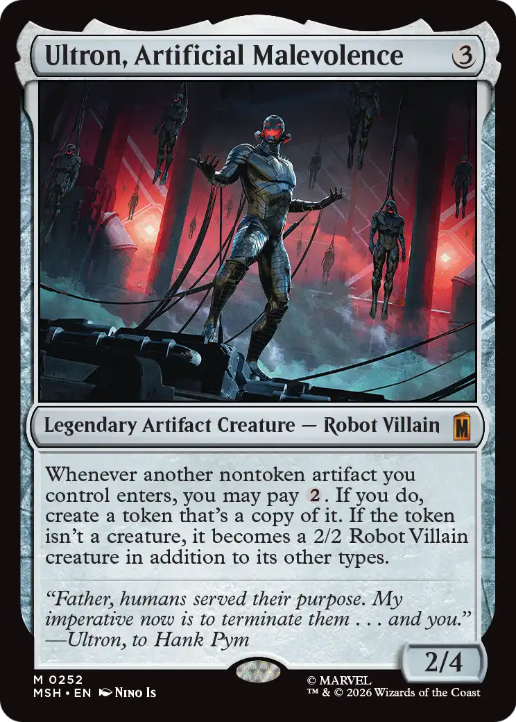 Ultron, Artificial Malevolence [msh - 252]