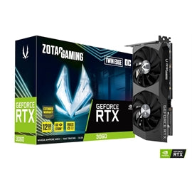 Zotac VCX ZT-A30600H-10M GeForce RTX 3060 12 Go GDDR6 192B PCIE HDMI DP vente au détail