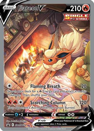 Flareon V - SWSH179 SWSH179/307 - SWSH Sword & Shield Promo Cards Holofoil
