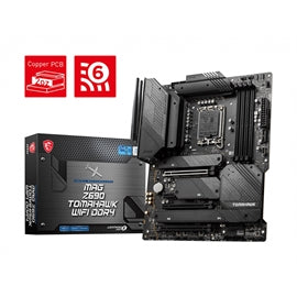 MSI MB MAG Z690 TOMAHAWK WIFI DDR4 S1700 Z690 128GB DDR4 PCIE ATX vente au détail