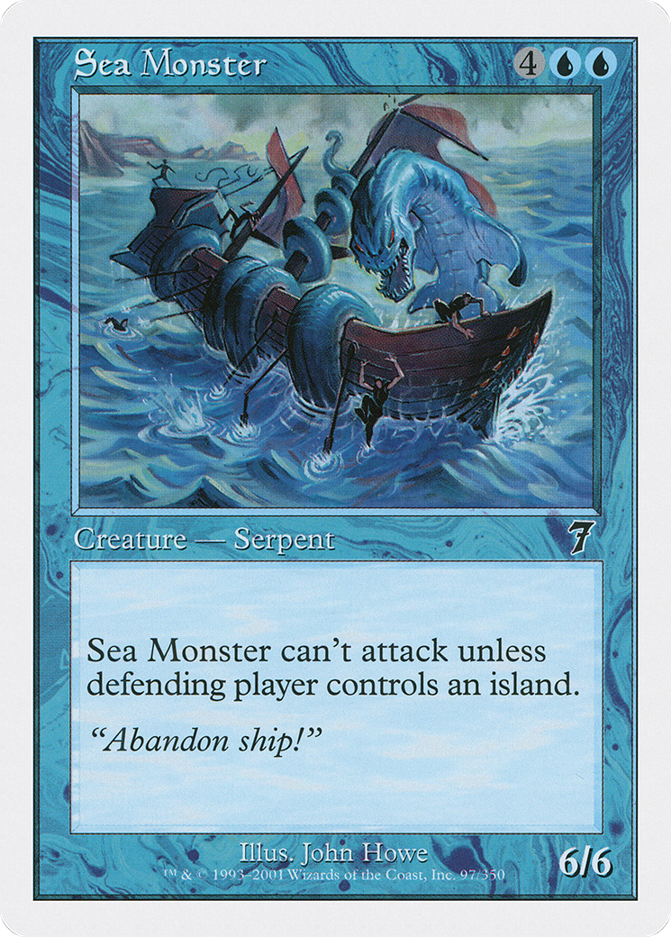 Sea Monster (7ED-097) - Seventh Edition
