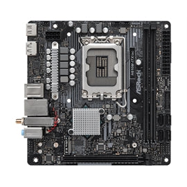 ASRock MB H610M-ITX AC H610 LGA1700 Max64GB DDR4 PCIe SATA USB MiniITX Vente au détail