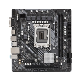 ASRock MB H610M-HVS H610 LGA1700 Max64GB DDR4 PCIe SATA USB MicroATX Vente au détail