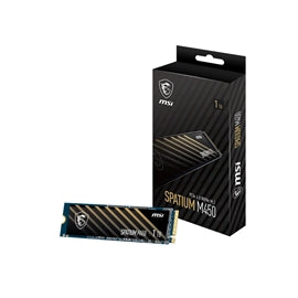 MSI SSD SM450N1TB SPATIUM M450 PCIe 4.0 NVMe M.2 1TB 3D NAND PCIe Retail