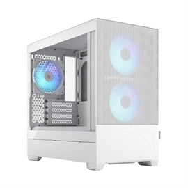 Fractal Design CS FD-C-POR1M-01 Tour Moyenne Pop Mini Air RGB Blanc TG mATX Transparent