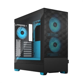 Fractal Design CS FD-C-POR1A-02 Tour moyenne Pop Air RVB Noir Cyan TG ATX Vente au détail