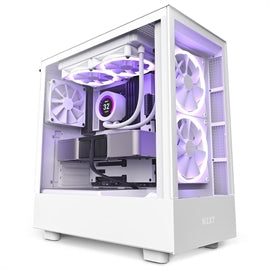 NZXT CS CC-H51EW-01 H5 Elite MID-TOWER TG ATX MicroATX miniITX RGB Ventilateur Blanc