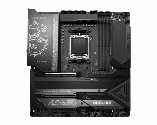 MSI MEG X670E GODLIKE Socket AM5 128 Go DDR5 EATX Noir Mat